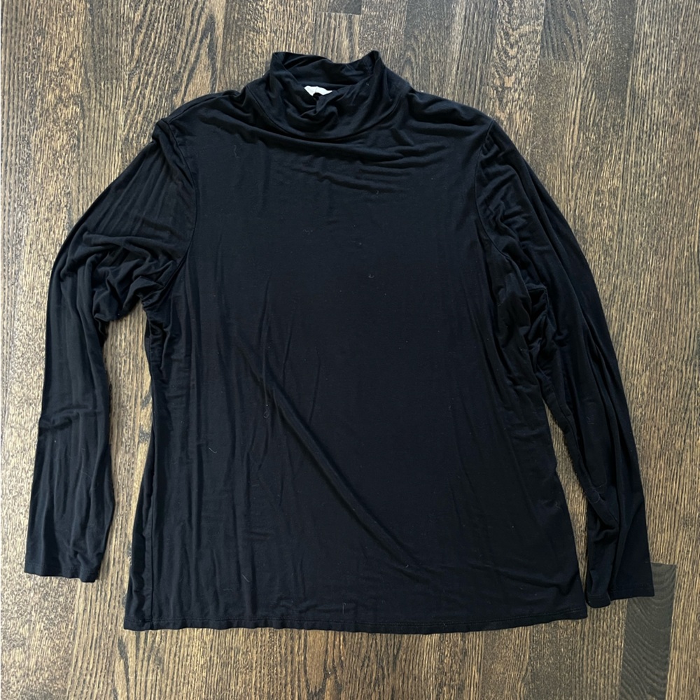 Primark Black Long Sleeve Relaxed Mockneck